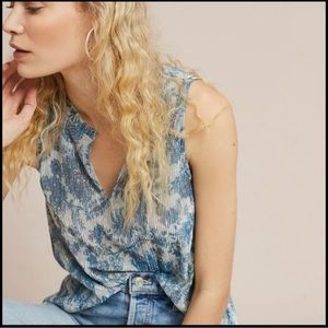 Anthropologie Vanessa Virginia Floral Top